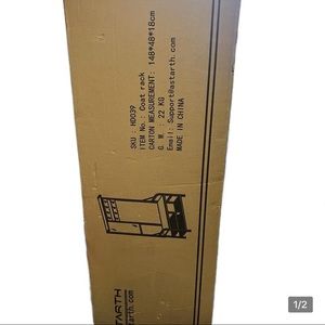 $300 Astarth Large Coat Rack Stand,HD039 Hanging Organiser Shoe Adjustable Decor